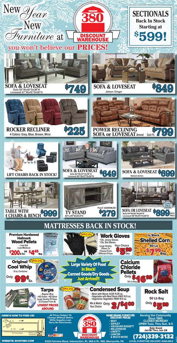 Weekly Ads « 380 Auction Discount Warehouse