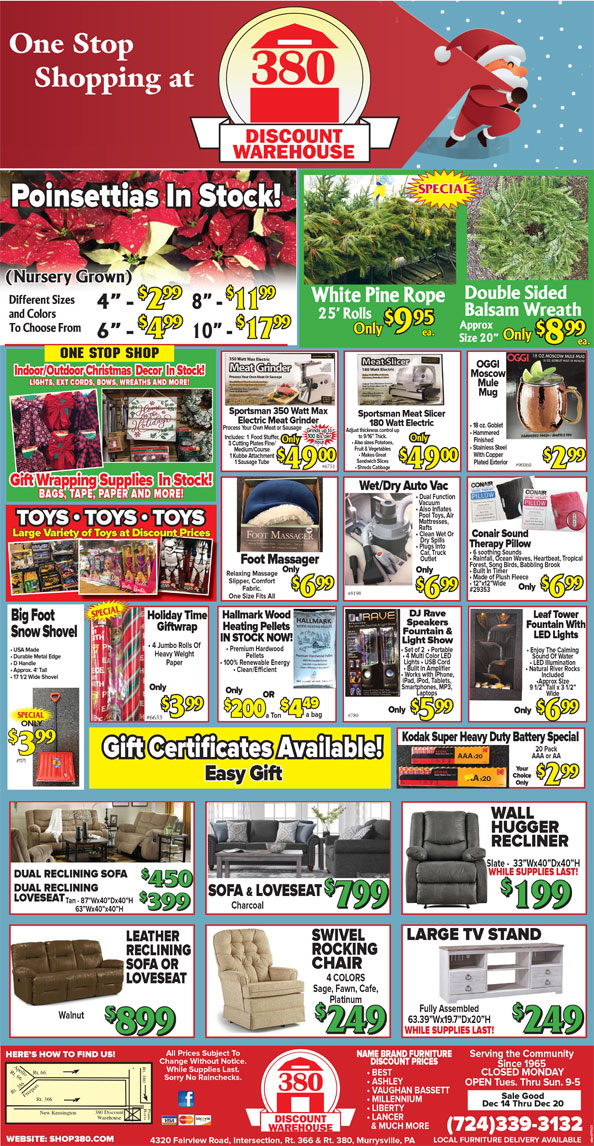 Weekly Ads « 380 Auction Discount Warehouse